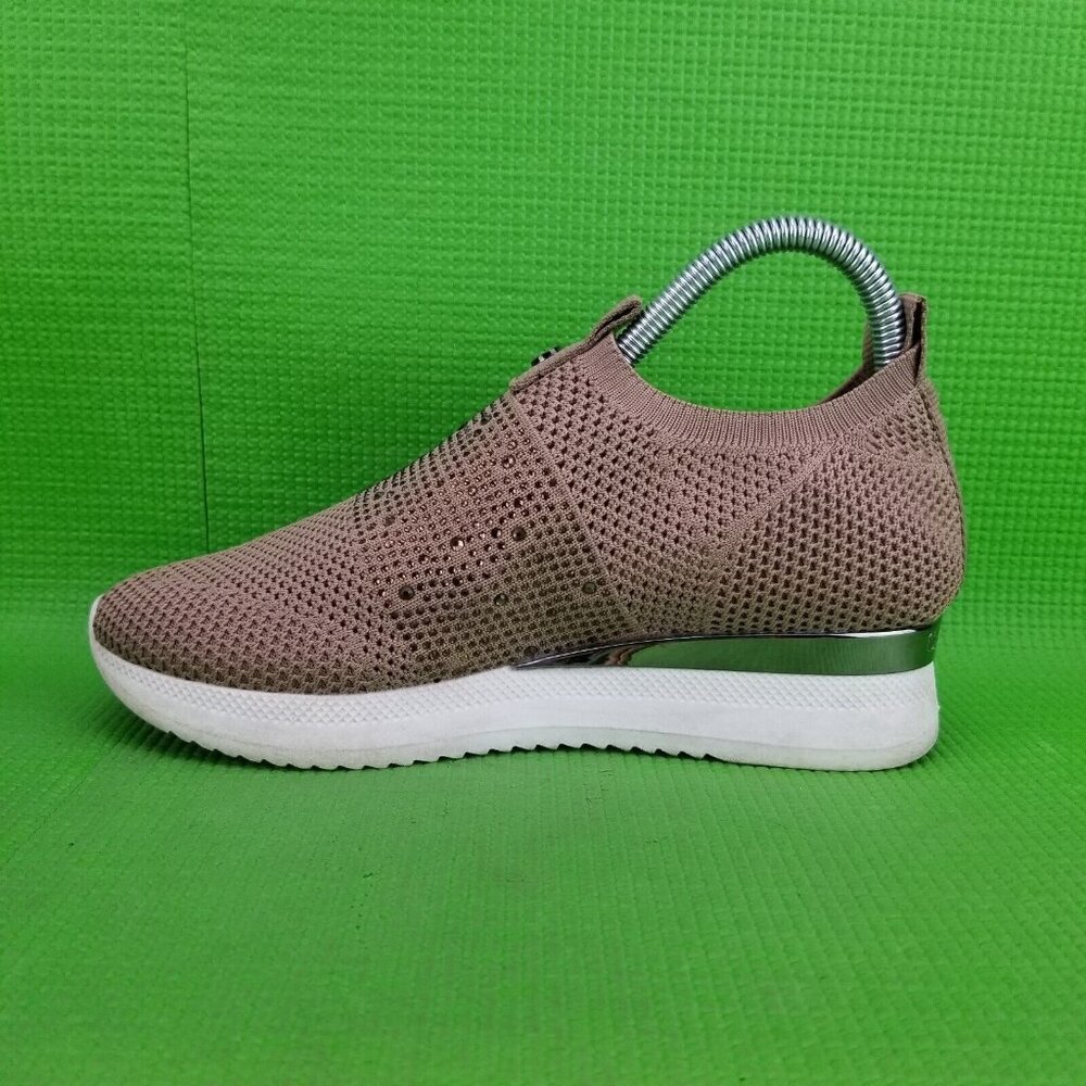 ✅Carvela Janeiro Embellished Knitted Trainers BLUSH Pull On Sneakers Women's 36 - Picture 11 of 13